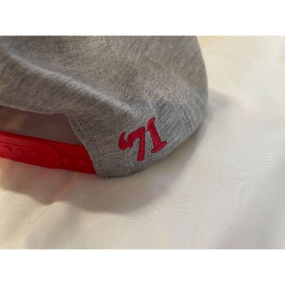 Walt Disney World Retro 1971 Grey Gray Flat Bill Hat Baseball Snapback Cap - Picture 5 of 8